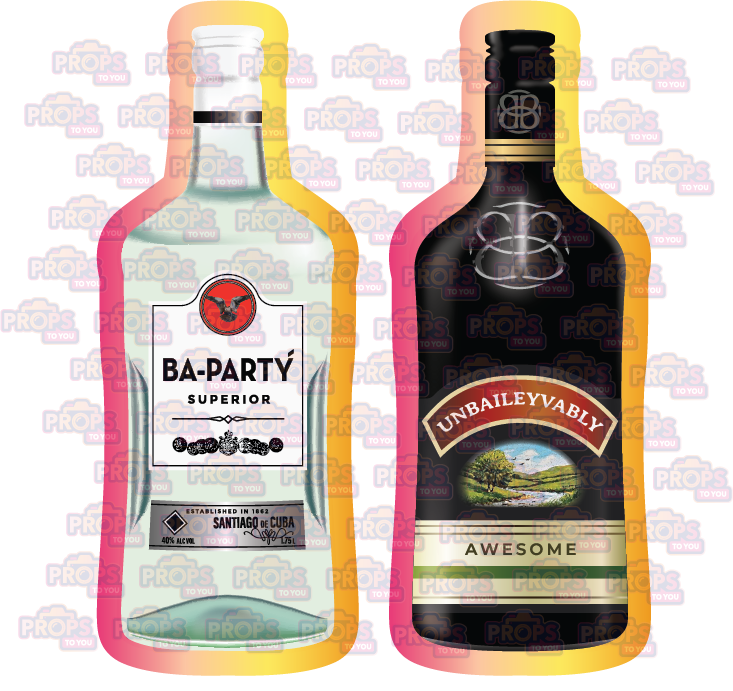 Big Props: Alcohol Bottles
