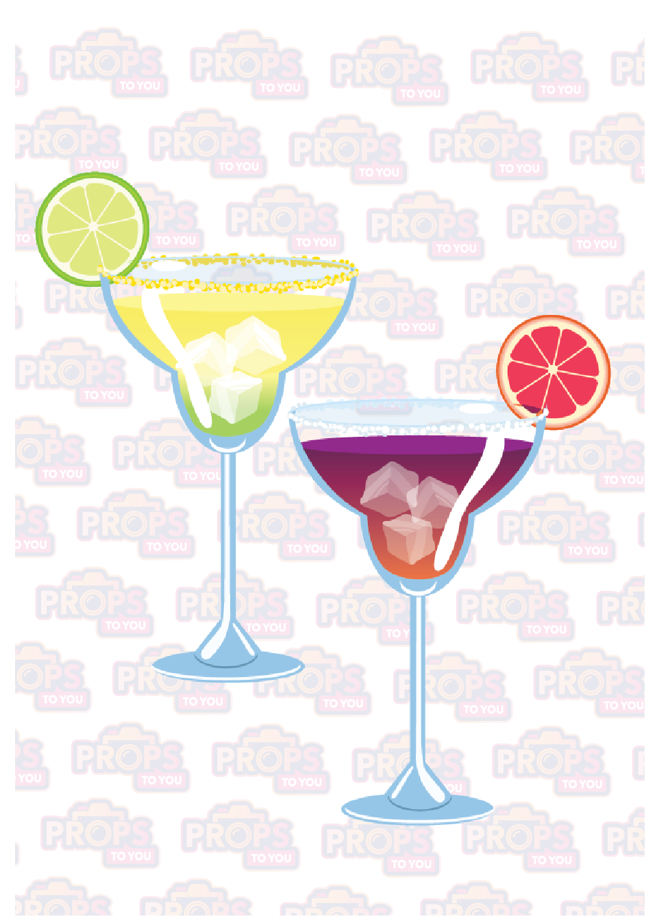 BIG Props: Cocktails! Martini/Cosmopolitan Photo Booth Prop