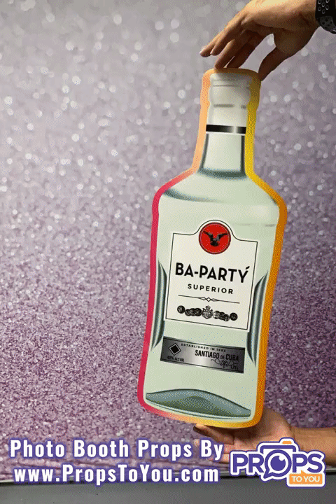 BIG Props BUNDLE: Alcohol! 5 Large Alcohol Bottles Photo Booth Prop