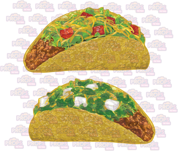 BIG Props: American/Traditional Taco Photo Booth Prop