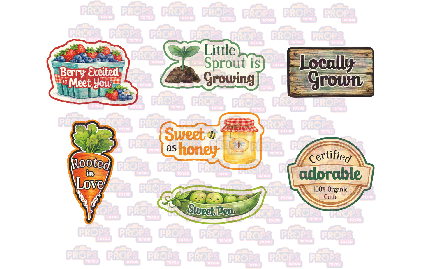 BUNDLE: Baby Shower Farmers Market Theme!