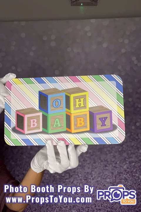 BUNDLE! Baby Shower: Generic - 5 Double-Sided Photo Booth Props