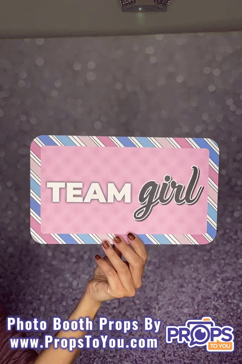 Bundle! Gender Reveal - 5 Double-Sided Photo Booth Props