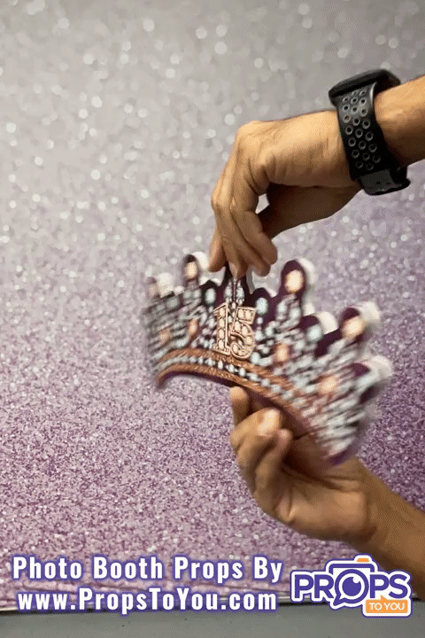 BUNDLE! Quinceañera - 5 Double-Sided Photo Booth Props