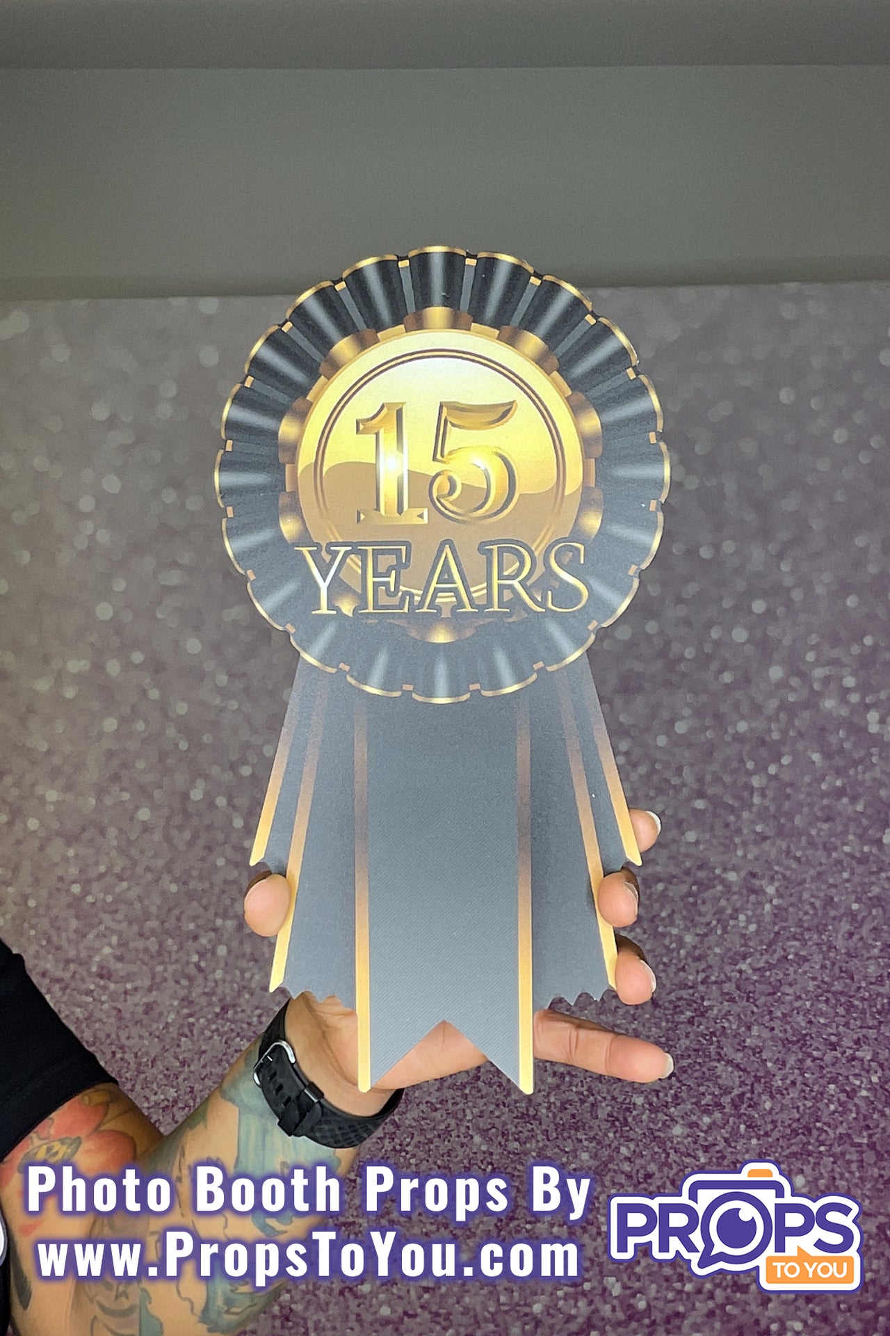 BUNDLE: Work Anniversary 5 Double-Sided Photo Booth Props