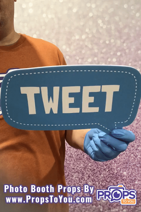 BUNDLE! Social Props - 5 Double-Sided Photo Booth Props