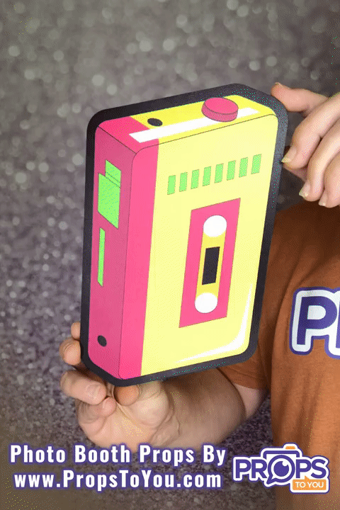BUNDLE! 1980's Bundle - 6 Double-Sided Photo Booth Props