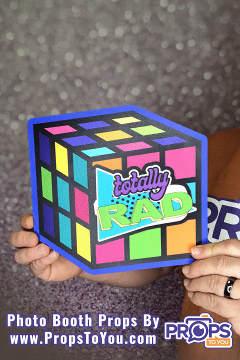 BUNDLE! 1980's Bundle - 6 Double-Sided Photo Booth Props