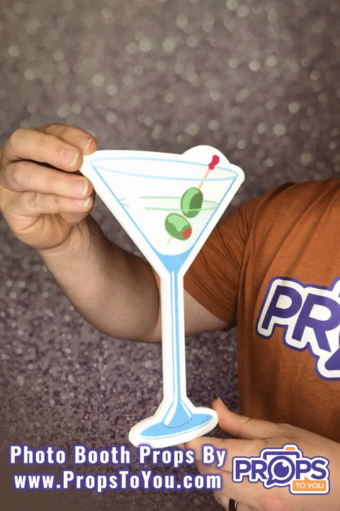 BUNDLE! Cocktails Bundle - 6 Double-Sided Photo Booth Props