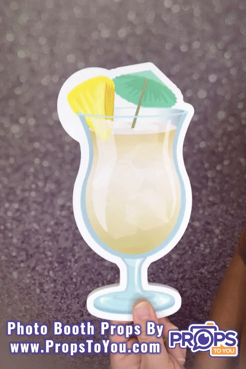 BUNDLE! Cocktails Bundle - 6 Double-Sided Photo Booth Props