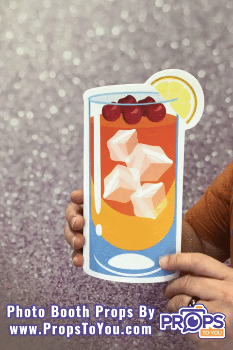 BUNDLE! Cocktails Bundle - 6 Double-Sided Photo Booth Props