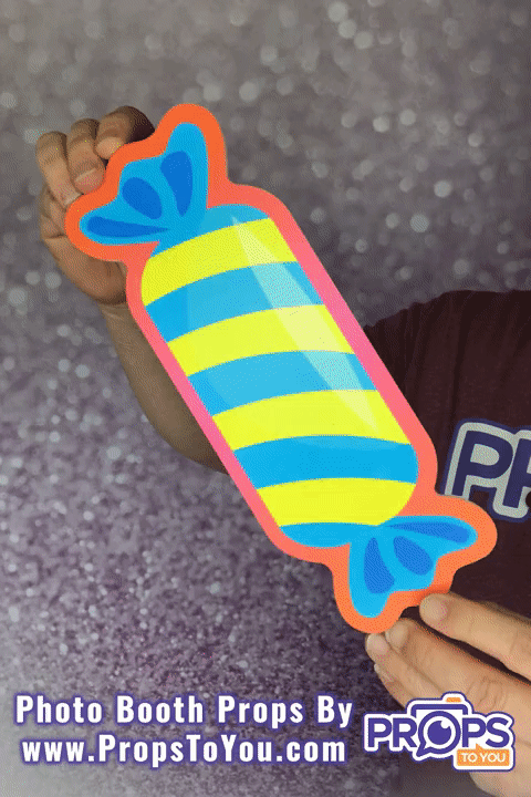 BUNDLE! Candy - 5 Double-Sided Candy-Themed Photo Booth Props
