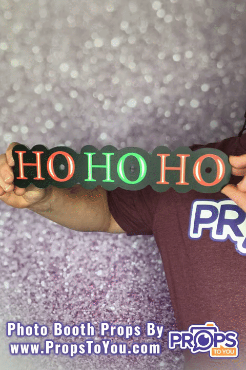 BUNDLE! Christmas - Cute Bundle - 5 Double-Sided Photo Booth Props