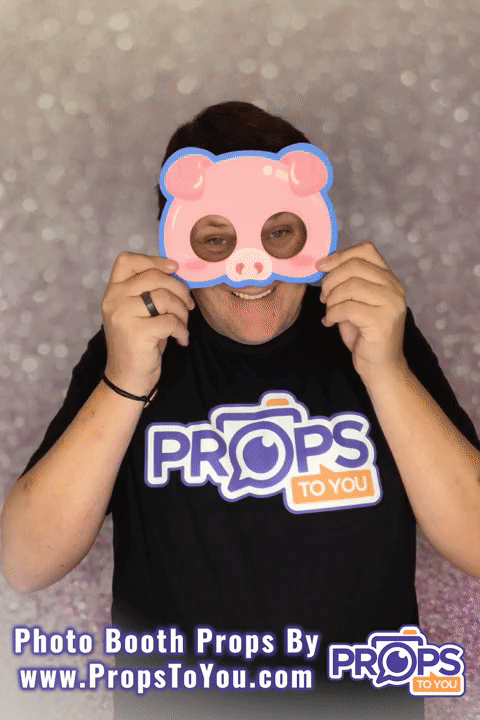 BUNDLE! Animals - 5 Double-Sided Mask Photo Booth Props