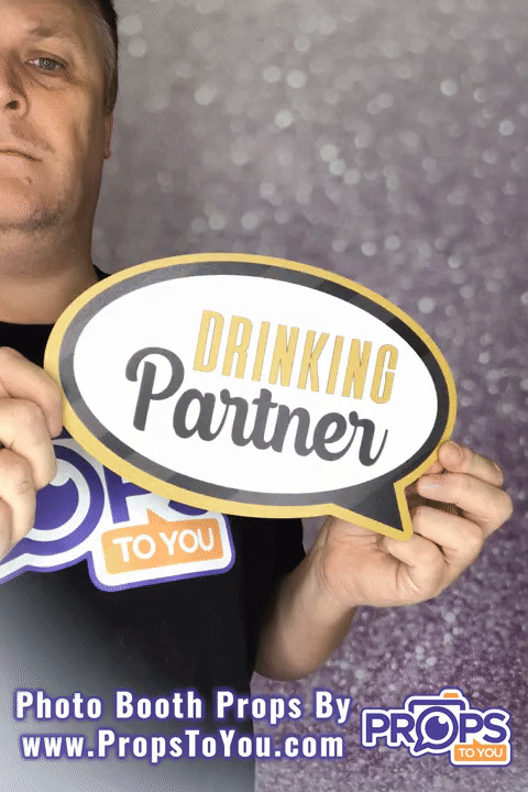 BUNDLE! Adult Drinking - 5 Double-Sided Photo Booth Props