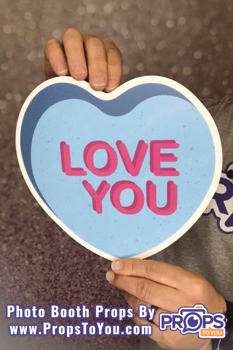 BUNDLE! Valentine - Classic - 6 Double-Sided Photo Booth Props