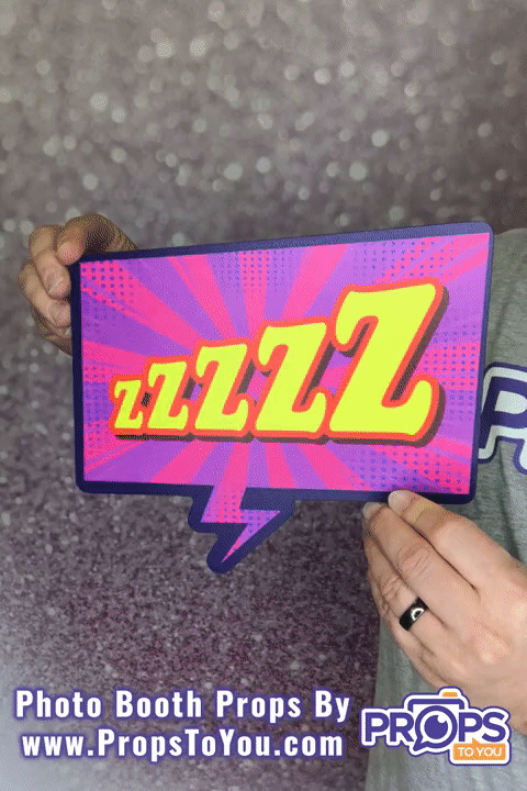 BUNDLE! Neon Speech Bubbles - 5 Double-Sided Photo Booth Props
