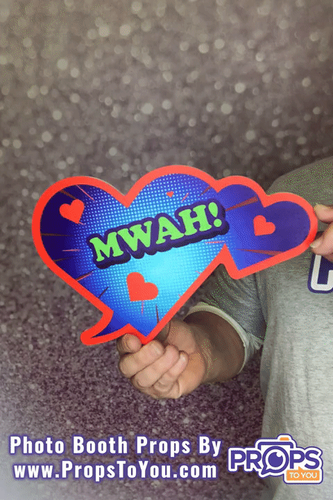 BUNDLE! Neon Speech Bubbles - 5 Double-Sided Photo Booth Props