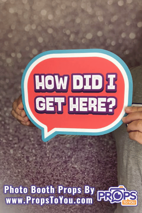 BUNDLE! Speech Bubbles - 5 Double-Sided Photo Booth Props