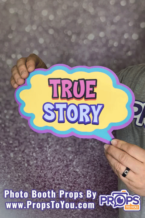 BUNDLE! Speech Bubbles - 5 Double-Sided Photo Booth Props