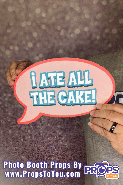 BUNDLE! Speech Bubbles - 5 Double-Sided Photo Booth Props