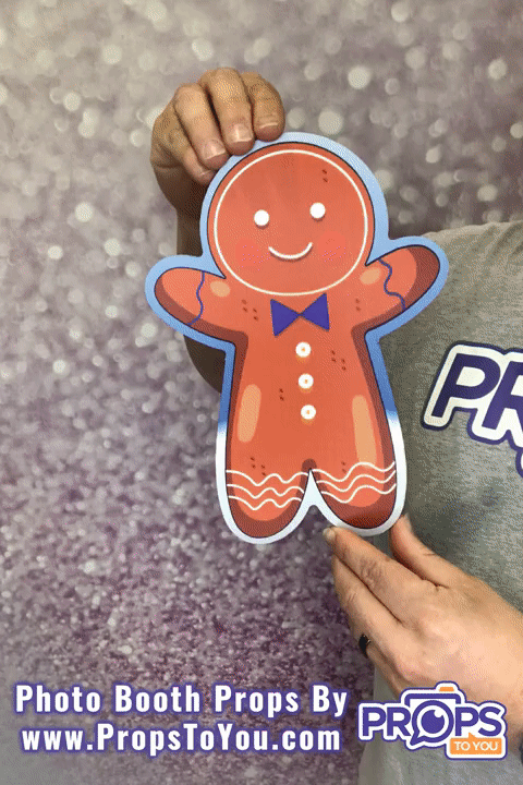 BUNDLE! Christmas - Cute Bundle - 5 Double-Sided Photo Booth Props