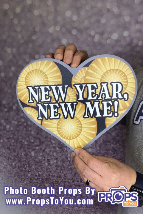BUNDLE! New Years - 2024 Bundle - 5 Double-Sided Photo Booth Props