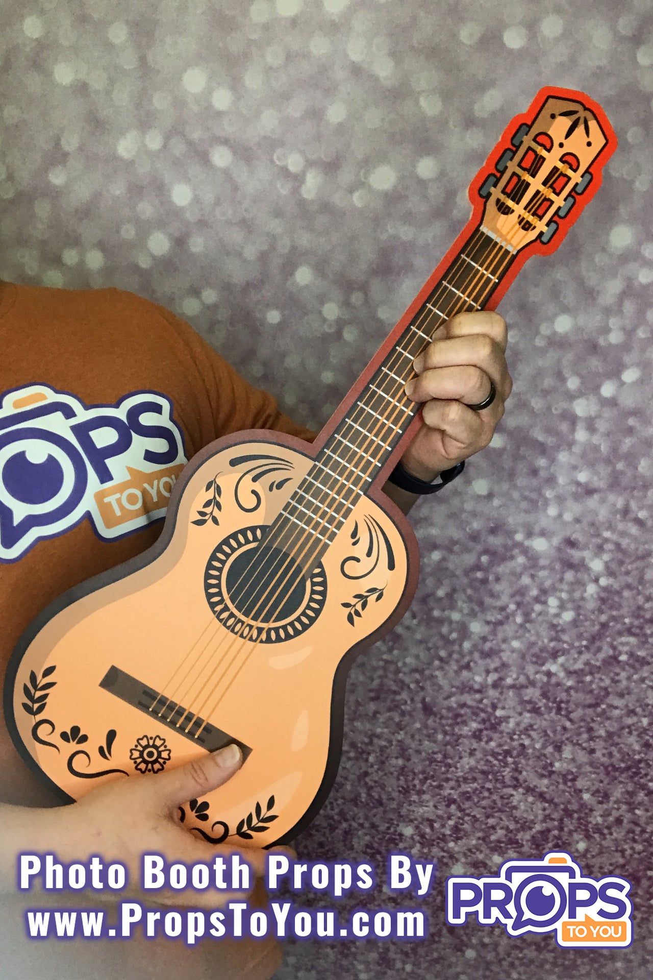 BIG Props: Texas! Western Guitar Photo Booth Prop