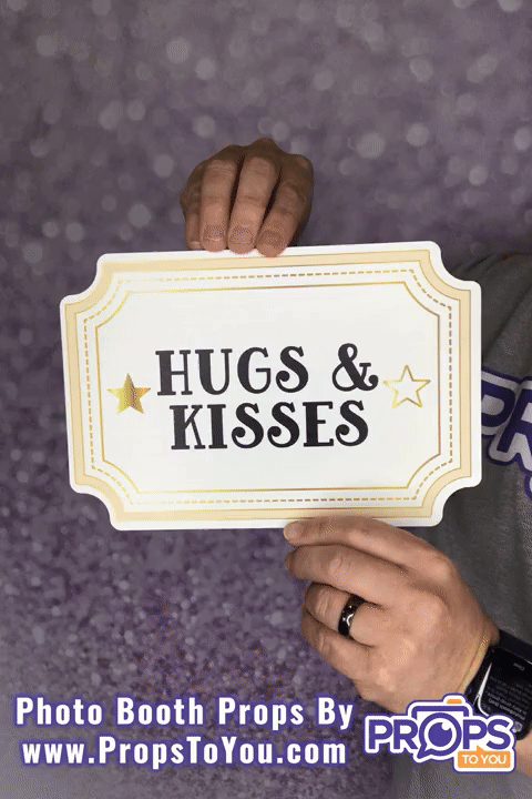 BUNDLE! Wedding Modern 2: 5 Double-Sided Photo Booth Props