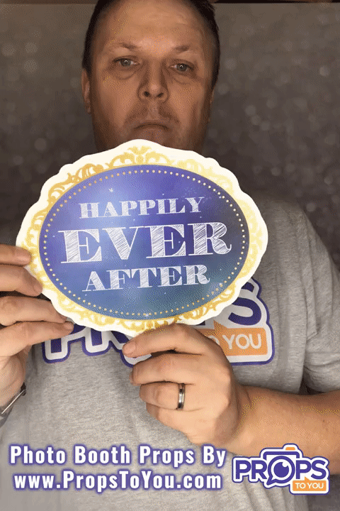BUNDLE! Wedding - Celestial Bundle - 5 Double-Sided Photo Booth Props