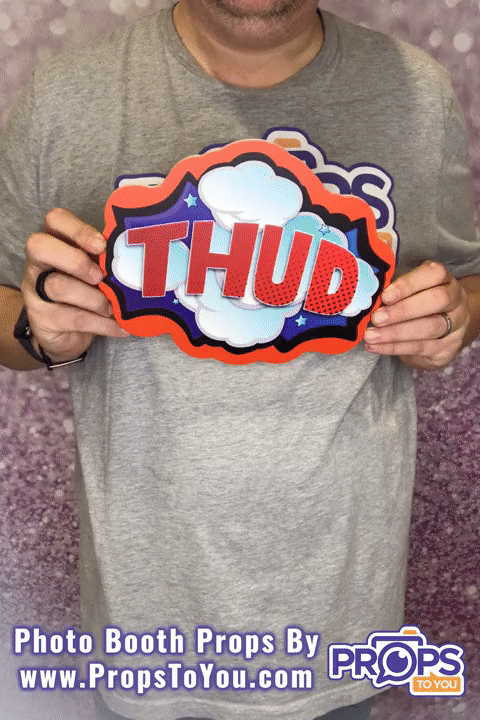 BUNDLE! Pow! - 5 Double-Sided Photo Booth Props