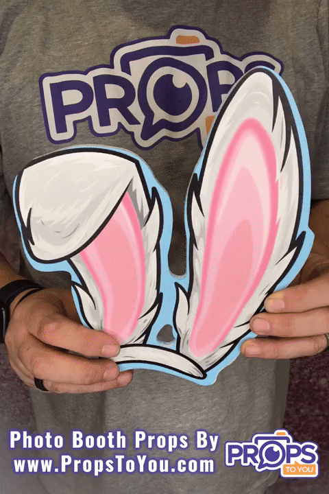 BUNDLE! Easter - 5 Double-Sided Photo Booth Props