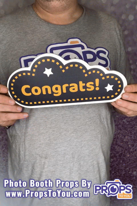 BUNDLE! Graduation - 5 Double-Sided Photo Booth Props