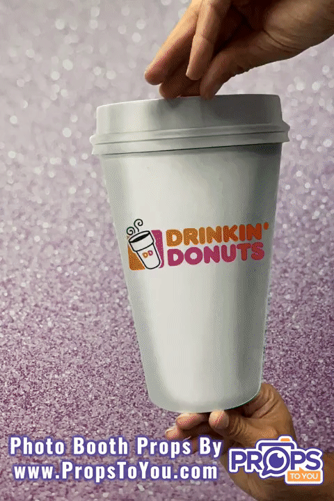 BUNDLE: Coffee Lovers 2 5 Double-Sided Photo Booth Props