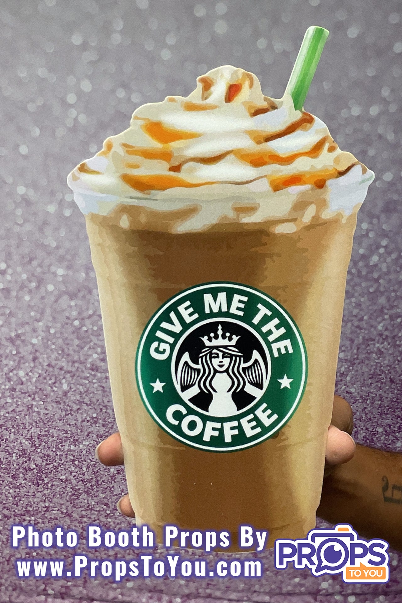 BUNDLE: Coffee Lovers 2 5 Double-Sided Photo Booth Props