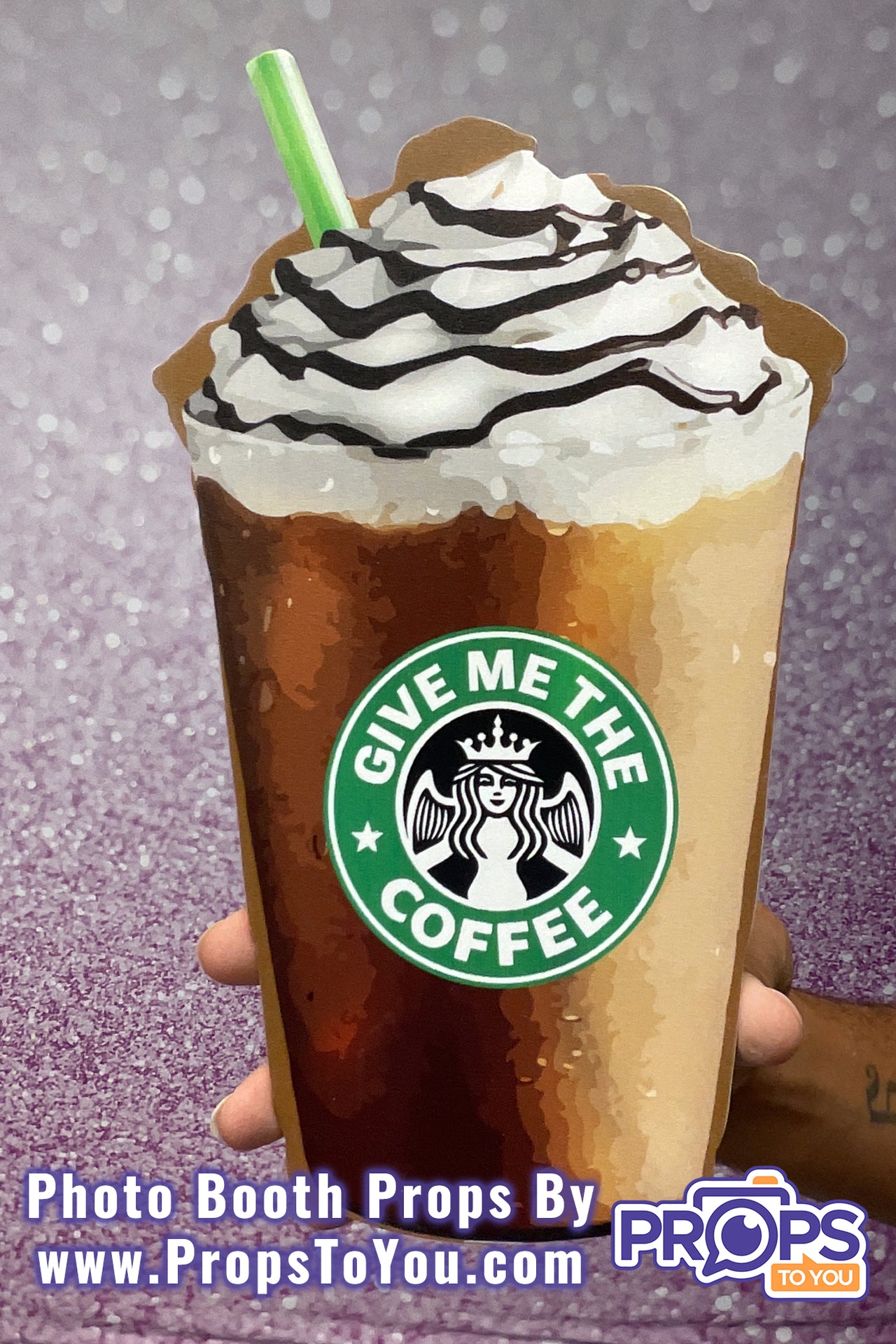 BUNDLE: Coffee Lovers 2 5 Double-Sided Photo Booth Props