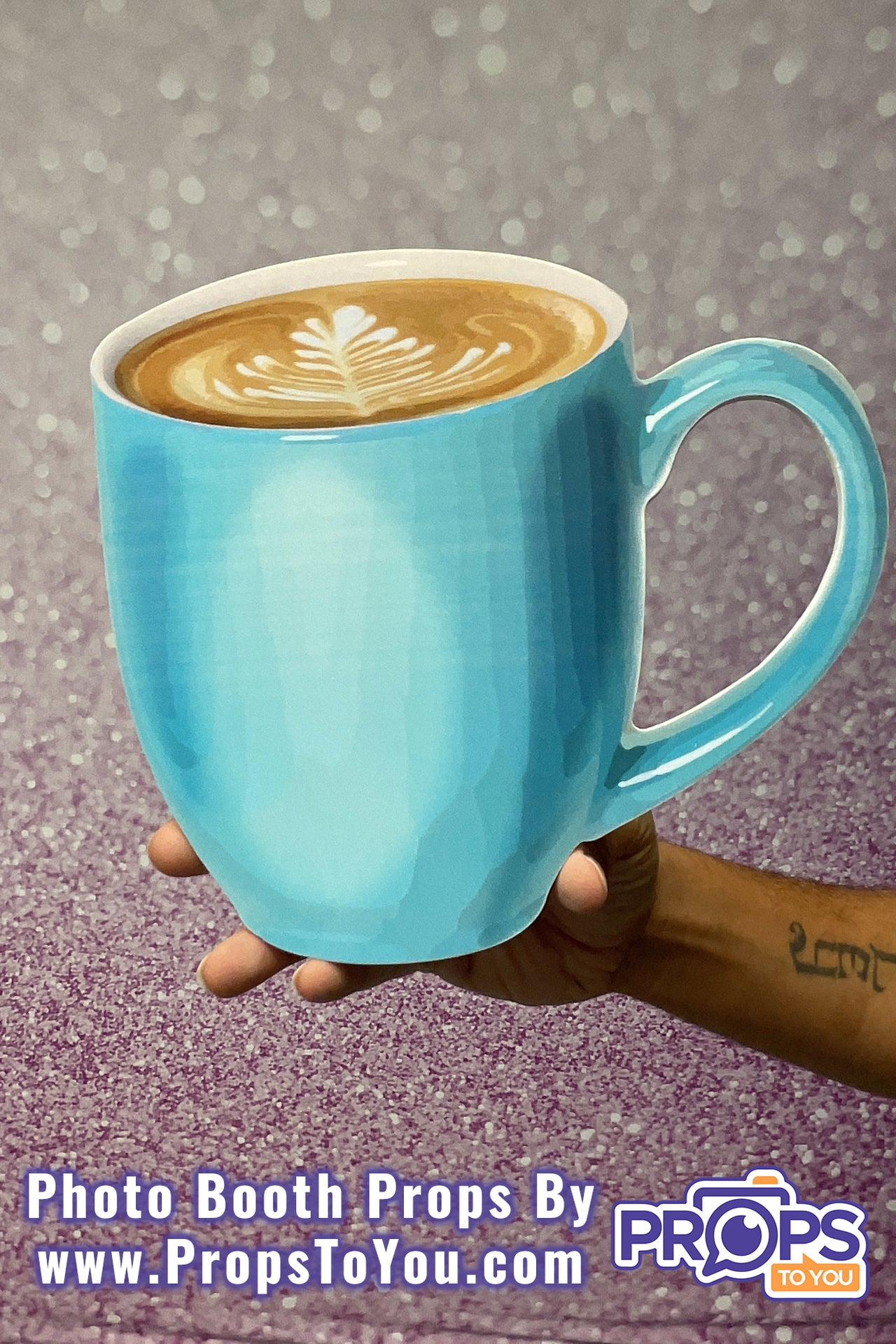 BUNDLE: Coffee Lovers 2 5 Double-Sided Photo Booth Props