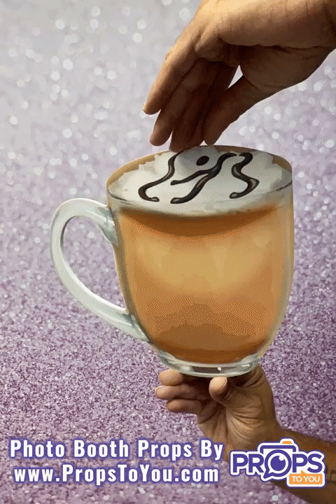 BUNDLE: Coffee Lovers 2 5 Double-Sided Photo Booth Props