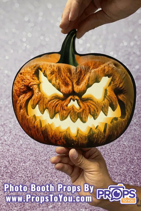 BUNDLE: Halloween 2 - 5 Double-Sided Photo Booth Props
