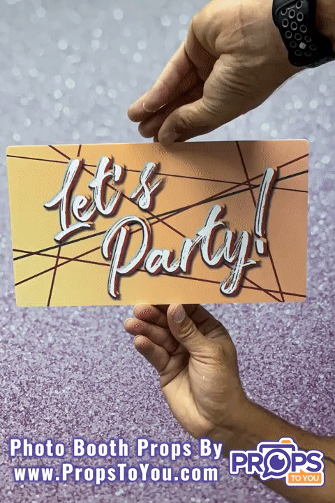 BUNDLE: Wedding Party 2 - 5 Double-Sided Photo Booth Props
