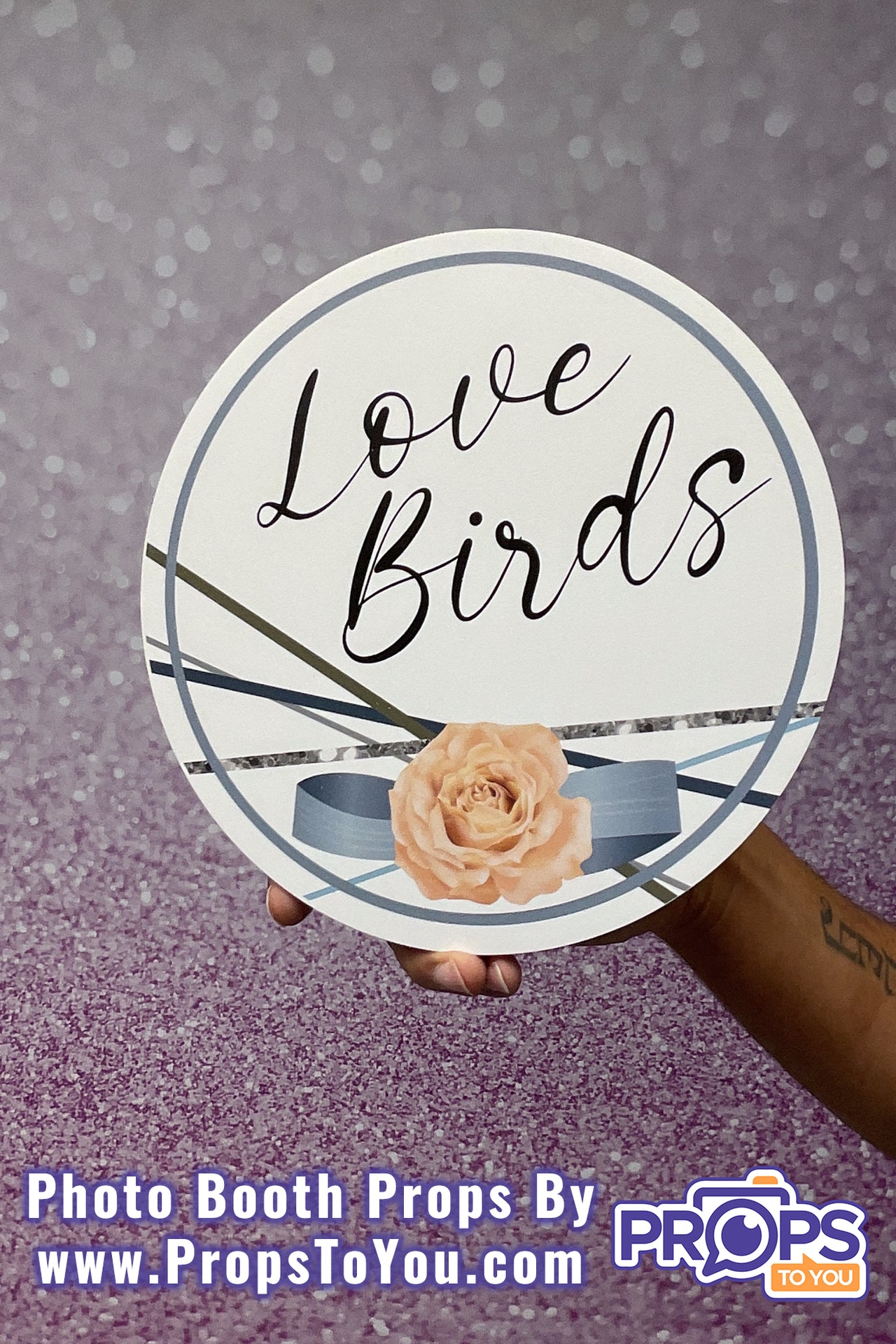 BUNDLE: Wedding Party 3 - 5 Double-Sided Photo Booth Props