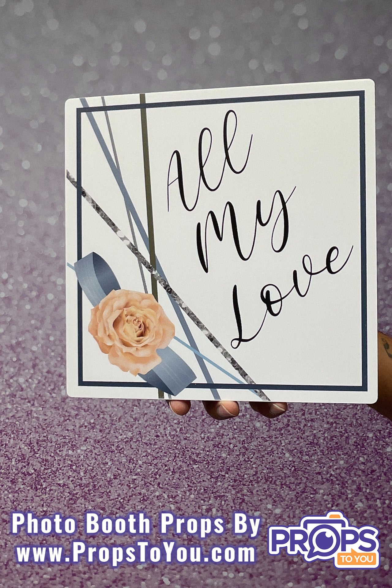 BUNDLE: Wedding Party 3 - 5 Double-Sided Photo Booth Props