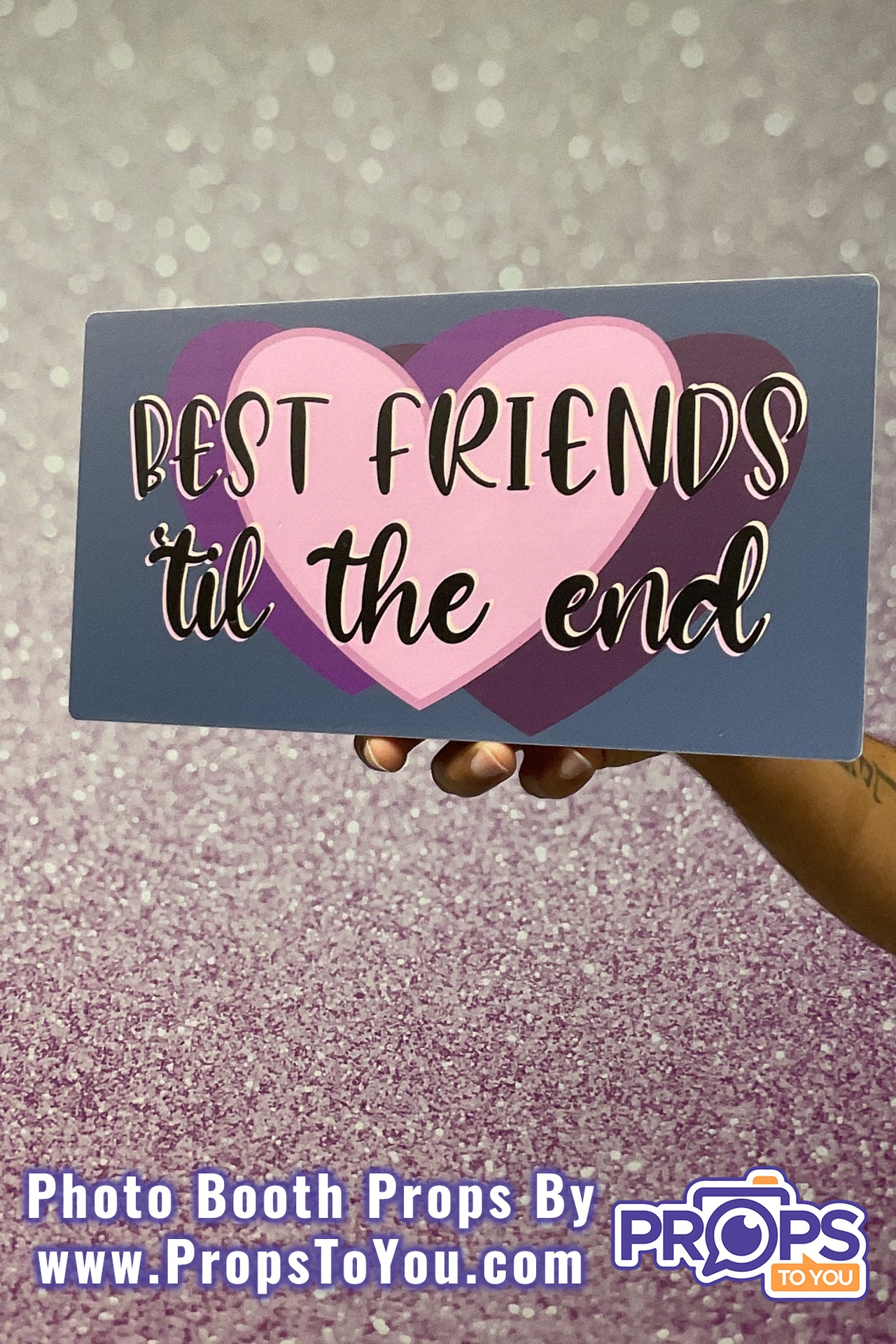 BUNDLE: Wedding Party 1 - 5 Double-Sided Photo Booth Props