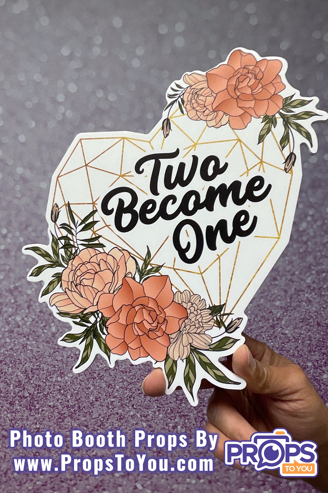 BUNDLE: Garden Wedding 5 Double-Sided Photo Booth Props