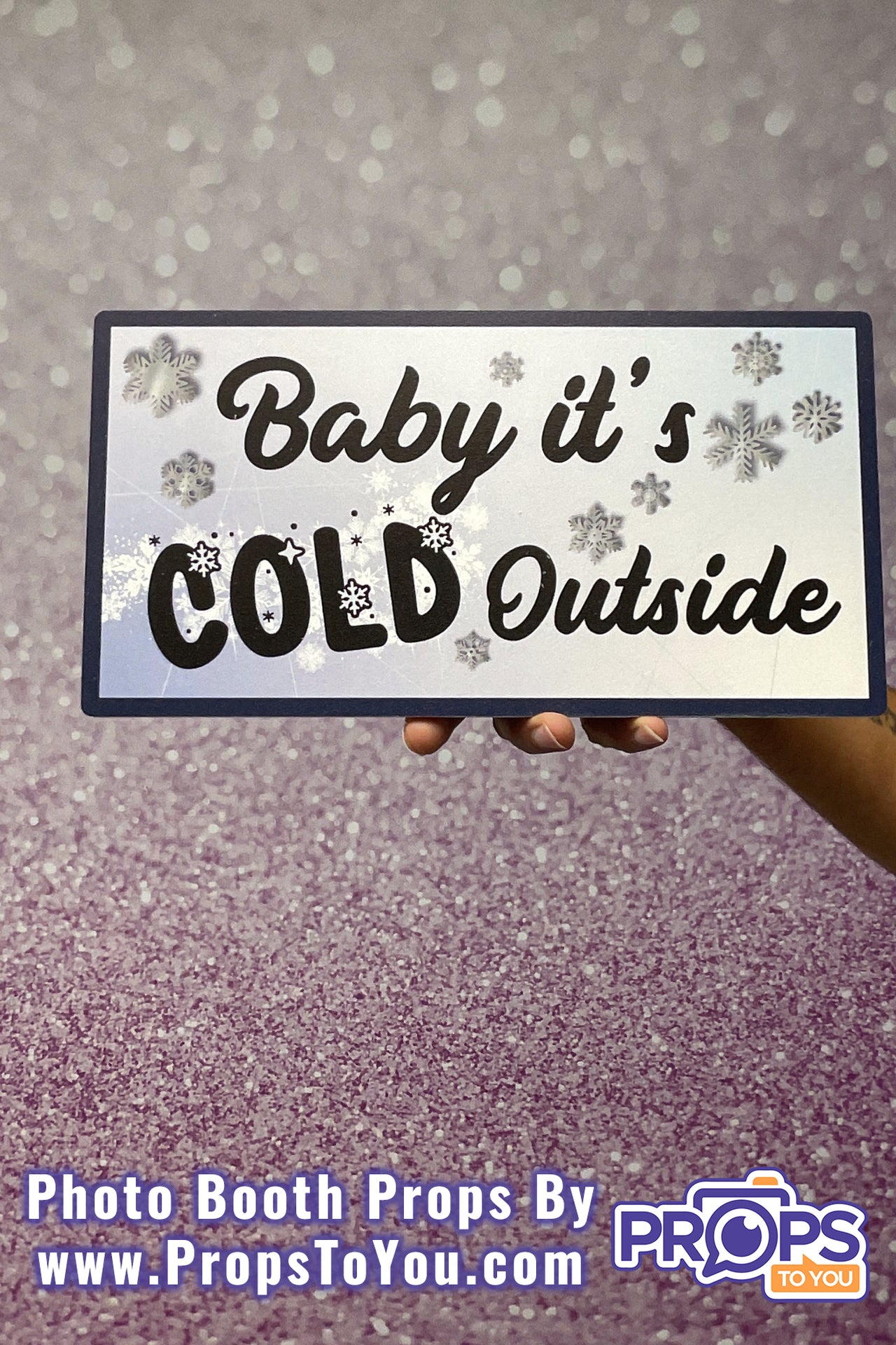 BUNDLE: Winter 5 Double-Sided Photo Booth Props