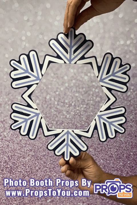 BUNDLE: Winter 5 Double-Sided Photo Booth Props