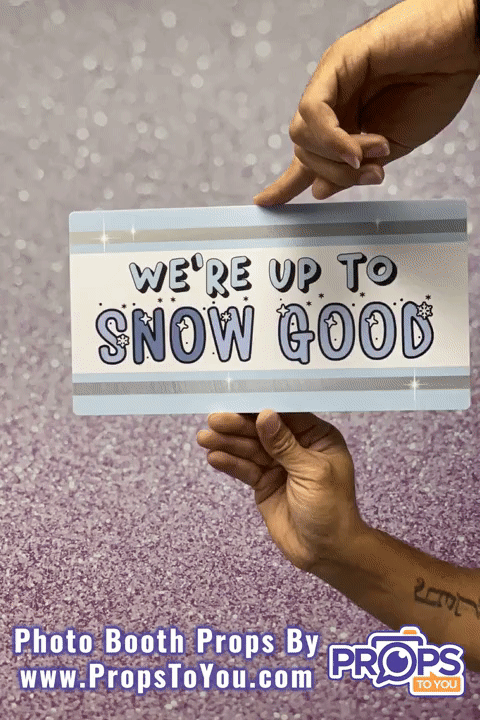 BUNDLE: Winter 5 Double-Sided Photo Booth Props