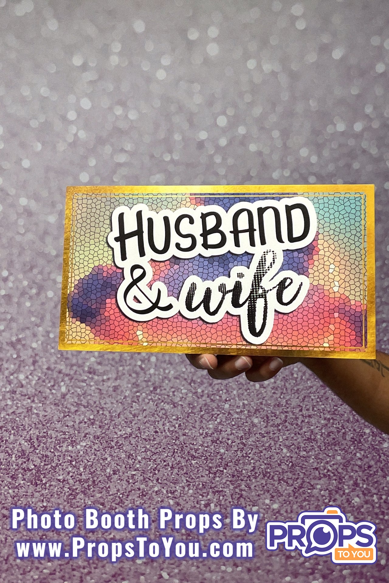 BUNDLE: Wedding Party 4 - 5 Double-Sided Photo Booth Props