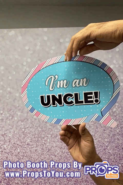BUNDLE! Baby Shower: Family Names - 5 Double-Sided Photo Booth Props