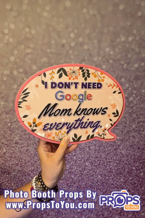 BUNDLE! Mother's Day - 5 Double-Sided Photo Booth Props